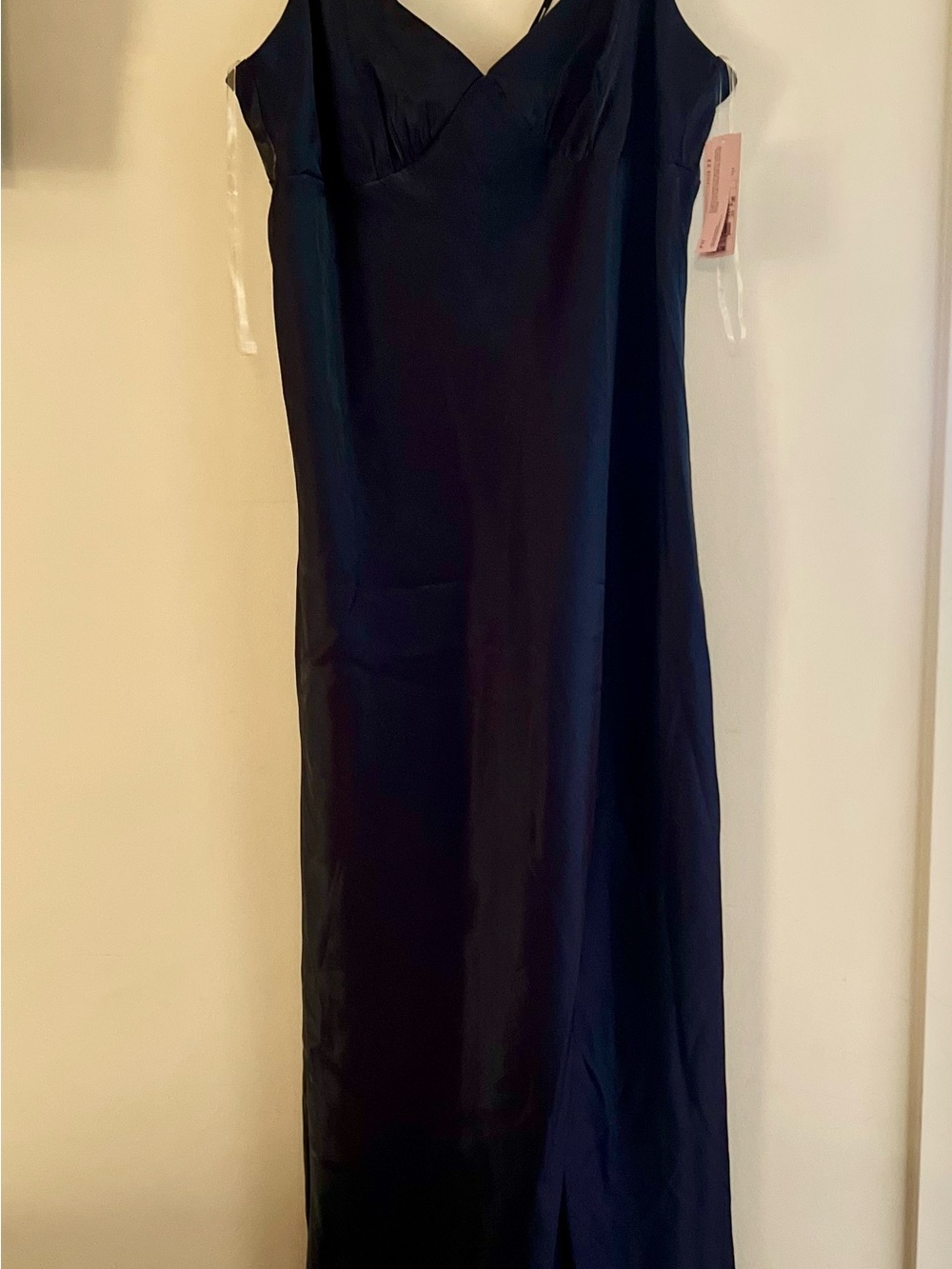 wild fable Navy Satin Slip Midi Dress | Size XL | NWT